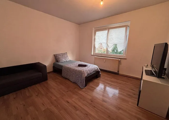 Lägenhet Flat For 6,best Price For Month, For Workers Elsteraue